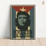 Che Guevara art mural, aquarelle et dictionnaire