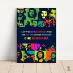 Oeuvre Che Guevara en aquarelle moderne