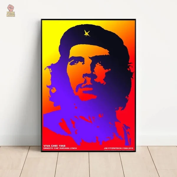 Che Guevara aquarelle, décoration murale originale