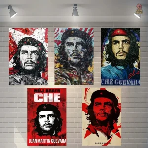 Affiche artistique Che Guevara style aquarelle