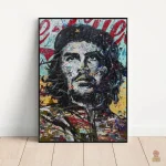 Décoration murale Che Guevara blason laurier