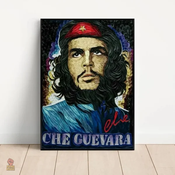 Affiche artistique Che Guevara Cuba marine