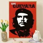 Portrait iconique de Che Guevara en couleur