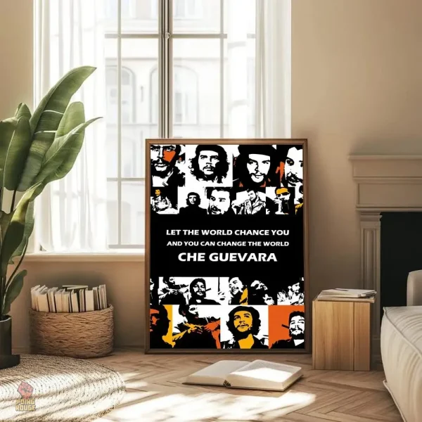 Design mural Che Guevara en mosaïque
