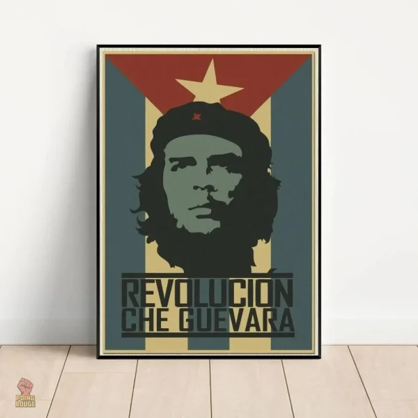 Affiche inspirante de Che Guevara en collage