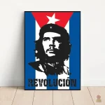 Affiche Che Guevara en style collage créatif