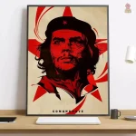 Affiche Che Guevara avec étoile rouge emblématique