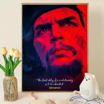 Affiche Che Guevara, style vibrant et audacieux en couleurs