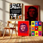 Portraits multicolores de Che Guevara dans un style Warhol