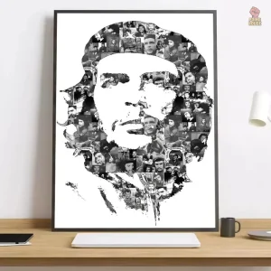 Affiche Che Guevara en mosaïque de photos historiques