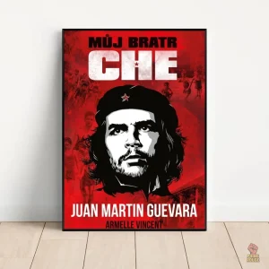 Affiche Che Guevara Bratr Frère Juan Martin Rouge