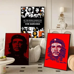 Portrait emblématique de Che Guevara sur affiche