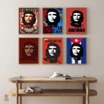 Affiche artistique Che Guevara style grunge