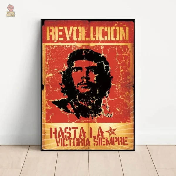 Che Guevara en peinture expressionniste sur affiche