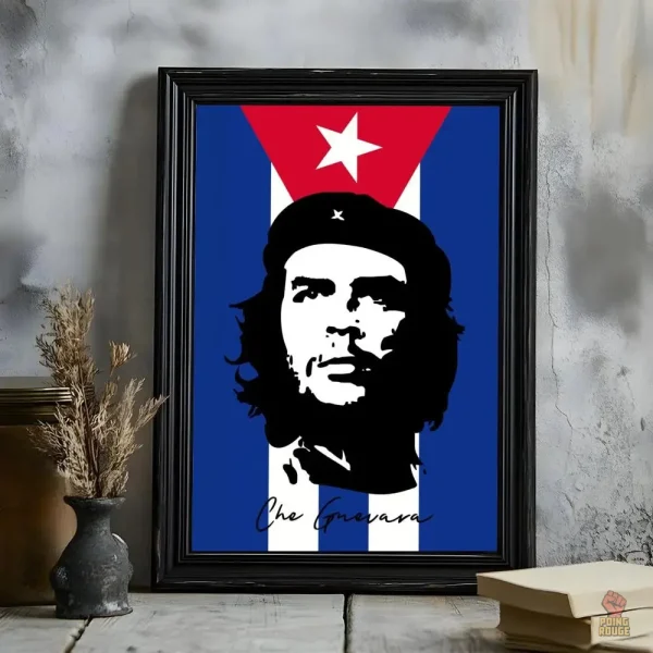 Art mural Che Guevara, design vibrant et contemporain