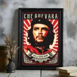Illustration de Che Guevara en pop art, palette chaude