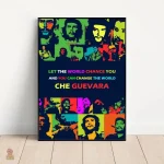 Affiche Che Guevara avec effet visuel en 3D