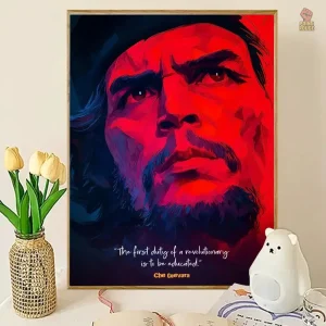 Affiche Che Guevara révolutionnaire citation