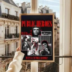 Affiche Che Guevara collage historique, icône révolutionnaire