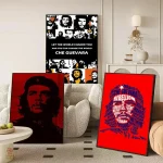 Portrait emblématique de Che Guevara en typographie