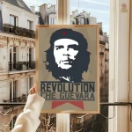 Affiche Che Guevara beige en style pop art moderne