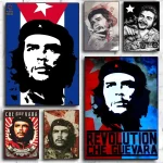 Poster Che Guevara avec design artistique et texte inspirant