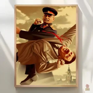 Affiche portrait de Staline