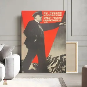 Affiche vintage Staline CCCP
