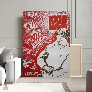 Affiche vintage Staline CCCP