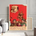 Affiche vintage Staline CCCP