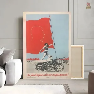 Affiche vintage Staline CCCP