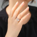 Bague vintage représentant le symbole communiste en acier