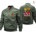 Blouson multicolore avec design militaire classique