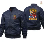 Blouson avec motifs militaires, style vintage unique
