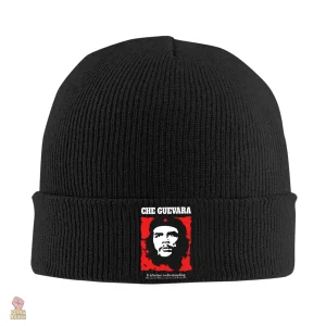 Bonnet Che Guevara tricot unisexe pour l'hiver