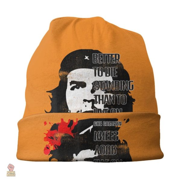 Bonnet style urbain avec citation célèbre