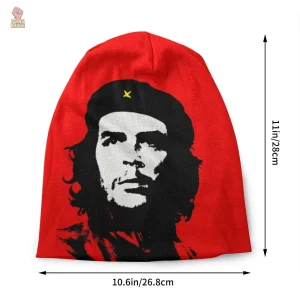 Accessoire mode Che Guevara, bonnet noir
