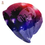 Bonnet Che Guevara violet et rouge avec silhouette emblématique