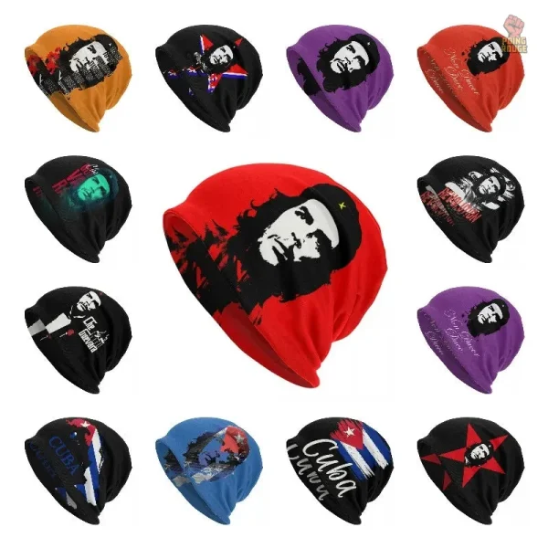 Bonnet pourpre inspiré par Che Guevara