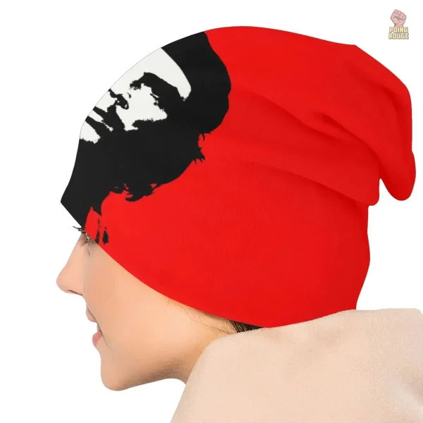 Bonnet unisexe en pourpre, style Che