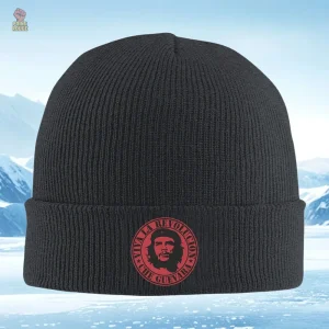 Bonnet Che Guevara avec portrait et slogan révolutionnaire