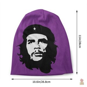 Accessoire de mode : bonnet Che Guevara violet