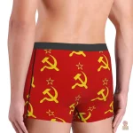 Sous-vêtement masculin avec emblème communiste
