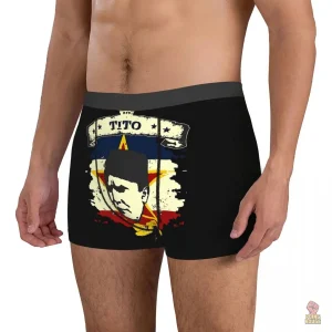 Boxer noir pour un look vintage