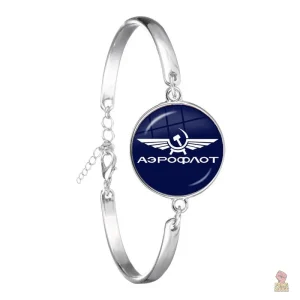 Accessoire historique, bracelet en hommage à Aeroflot et au communisme