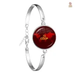 Bracelet Carte du Monde CCCP, symbole du communisme