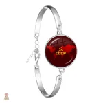 Accessoire unique représentant la carte du monde CCCP