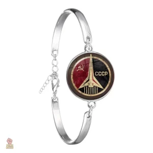 Bracelet Fusée CCCP en hommage au communisme soviétique