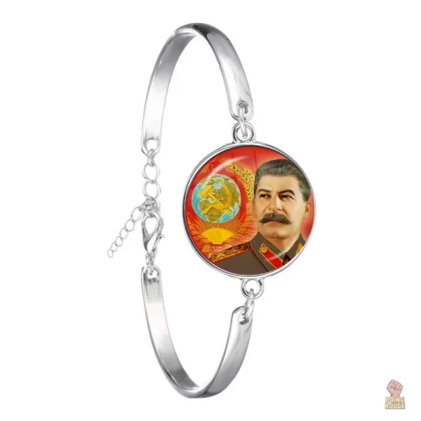 bracelet-communiste-portrait-de-staline-1 Bracelet Communisme avec portrait de Staline