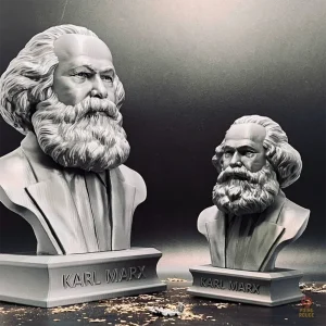Buste Karl Marx en impression 3D